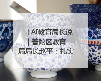 AI教育局长说 | 普陀区教育局局长赵平：扎实推进AI赋能教育，着力打造“适合教育”新体系